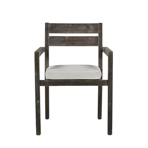 LuneluX_Home - Premium Hardwood Style Outdoor Dining Set Grey