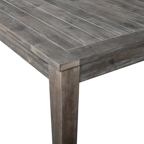 LuneluX_Home - Premium Hardwood Style Outdoor Dining Set Grey